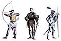 [picture: Three knights from the 15th century]