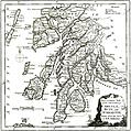 A New & Correct MAP of the Counties of Argyle, Bute and Dumbarton