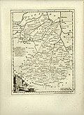 Antique Map of Cambridgeshire