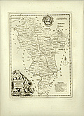 Antique Map of Derbyshire