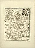 Antique Map of Lancashire