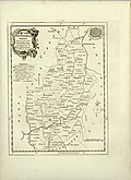 Antique Map of Nottinghamshire