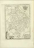 Antique Map of Warwickshire