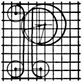 Letter P from ``Alphabet after Serlio''
