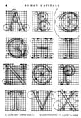 1.---Alphabet After Serlio, Reconstructed by Albert R. Ross.