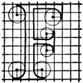 Letter F from ``Alphabet after Serlio''