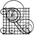 Letter R from ``Alphabet after Serlio''
