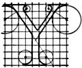 Letter Y from ``Alphabet after Serlio''