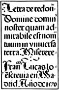 143.---Spanish Round Gothic Letters.  Francisco Lucas, 1577