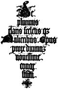 147. Italian Blackletter Title-Page.  Jacopus Foresti, 1497.