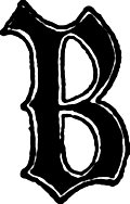 [picture: Calligraphic letter ``B'' in 15th century gothic style]