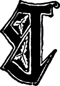[picture: Calligraphic letter ``C'' in 15th century gothic style]