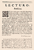 Lecturo: Preæsiscine.