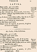 33: Latina; Alia Versio, à Seb. Castaliona