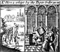 [picture: King Henry II whipped by the Pope's Order]