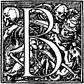 62b.---Initial capital letter ``B'' from Dance of Death Alphabet