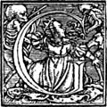 [picture: 62g.---Initial capital letter ``G'' from Dance of Death Alphabet.]