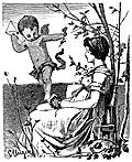 [picture: Cherub delivering a love-letter]