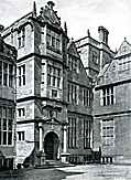 Condover Hall, Shropshire: Corner of the North Elevation
