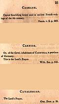 Page 25: Cadeaux.  Carnish. Catalonian. (English description)