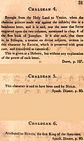 Page 31: Chaldean (English description)