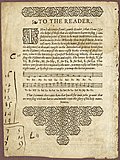 [picture: To The Reader: guide to reading early modern music]