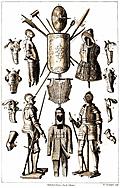 Coats of Armor (Armour) and medieval (Mediaeval) weapons