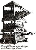 [picture: Moveable Tower with Bridge and Battering Ram.]