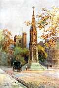 Martyrs' Memorial and St. Giles, Oxford