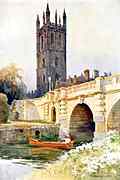 Magdalan Bridge and Tower, Oxford