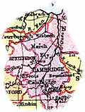 [picture: Overview map of Cambridgeshire, England]