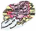 [picture: Overview map of Carmarthen, Wales]