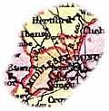 [picture: Overview map of Middlesex, England]
