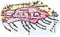 Overview map of Sussex, England