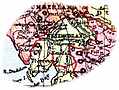 Overview map of Westmorland, England