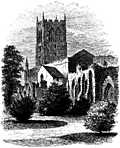 Ruins of St. John's, from the Grosvenor Park,