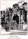 [picture: Porch of St. Mary's]