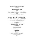 [picture: Title Page (Laws... of the New Forest)]