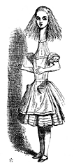 [picture: Alice grown tall]