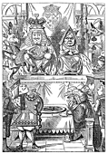 Frontispiece: The King and Queen inspecting the tarts