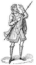 193.---Costume of a Soldier.  From Cotton MS. Tib. C. 6.