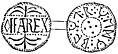 234.---Silver Penny of Offa, King of Mercia.