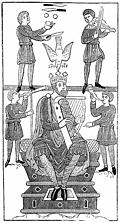 284.---The Harp, Accompanied by Other Instruments (cotton MS.).