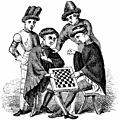 1145.---Playing at Draughts (Harleian MS. 4431)