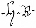1154.---Signature of Henry IV.