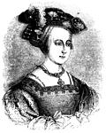 1422.---Queen Anne Boleyn.  (From a Painting by Holbein.)