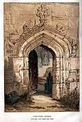Stratford Church, looking in through the door