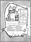 Plan of Kenilworth Castle