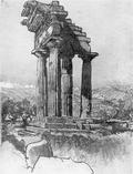 [picture: V. The Columns of Castor and Pollux, Girgenti]