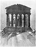 [picture: VI. Sunrise Behind the Temple of Concord, Girgenti]